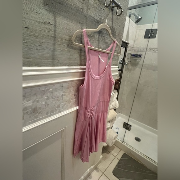 NWT new medium Anthropologie daily practice half pipe mini dress pink sleeveless - Picture 9 of 17